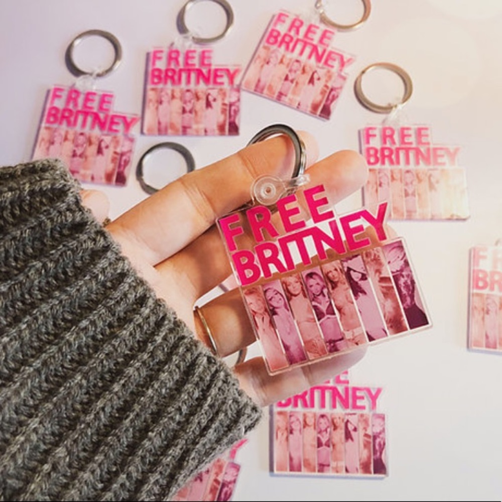 FREE BRITNEY | acrylic keychain